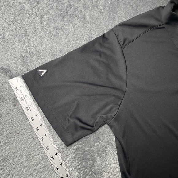 Antigua Men's Golf Shirt SZ XL Black New York Mets Embroidered Logo Polyester - Picture 8 of 16